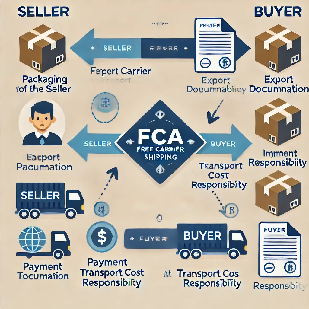 Who is responsible for what in FCA shipping?